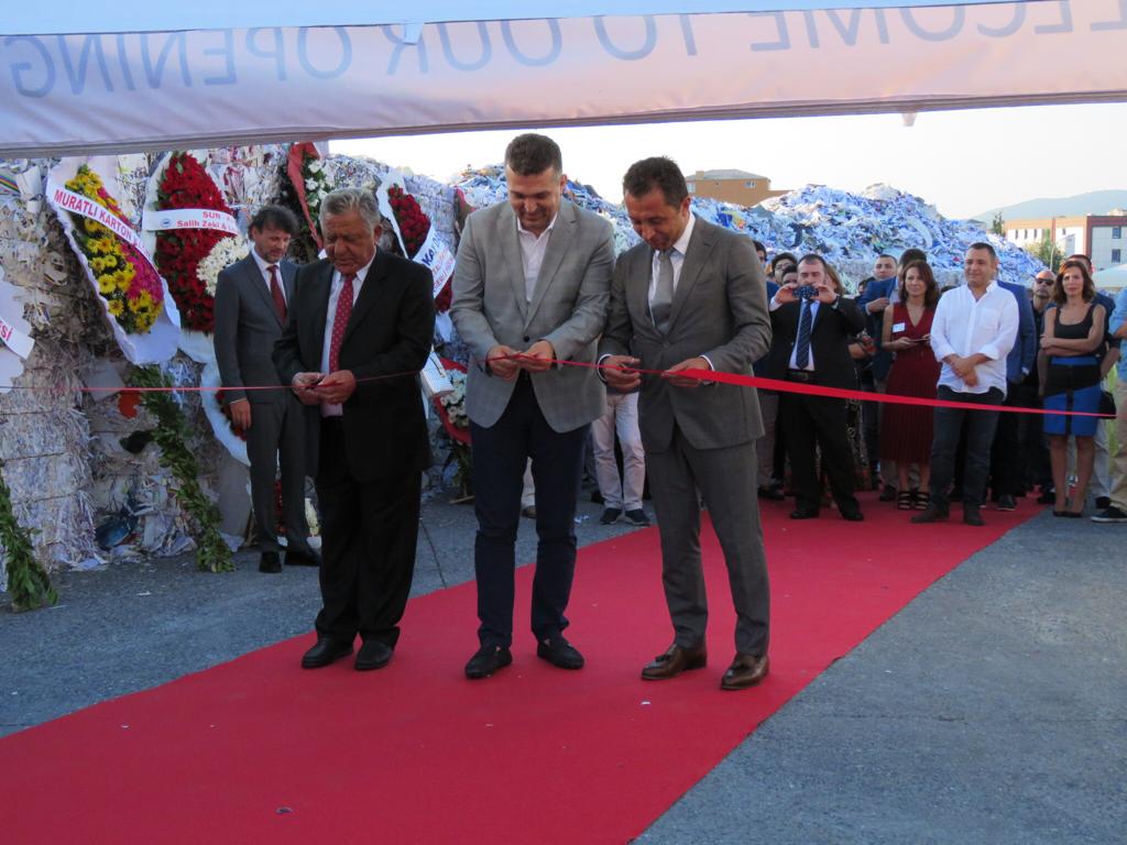 Yürekli Kağıt Anadolu Yakası tesisinin açılış töreni 06.07.2019 tarihinde gerçekleşti